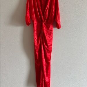 bebe Red Maxi Dress